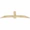 Ekena Millwork Bellingham Rough Sawn Timber Gable Bracket, Douglas Fir, 72"W x 24"H x 2"D x 6"F, 8/12 Pitch GBW072X24X0206BEL00RDF - alternate 2